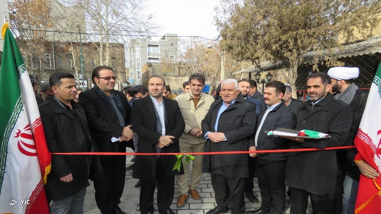 فاز نخست اجرای پیاده راه میدان منگوران مهاباد افتتاح شد