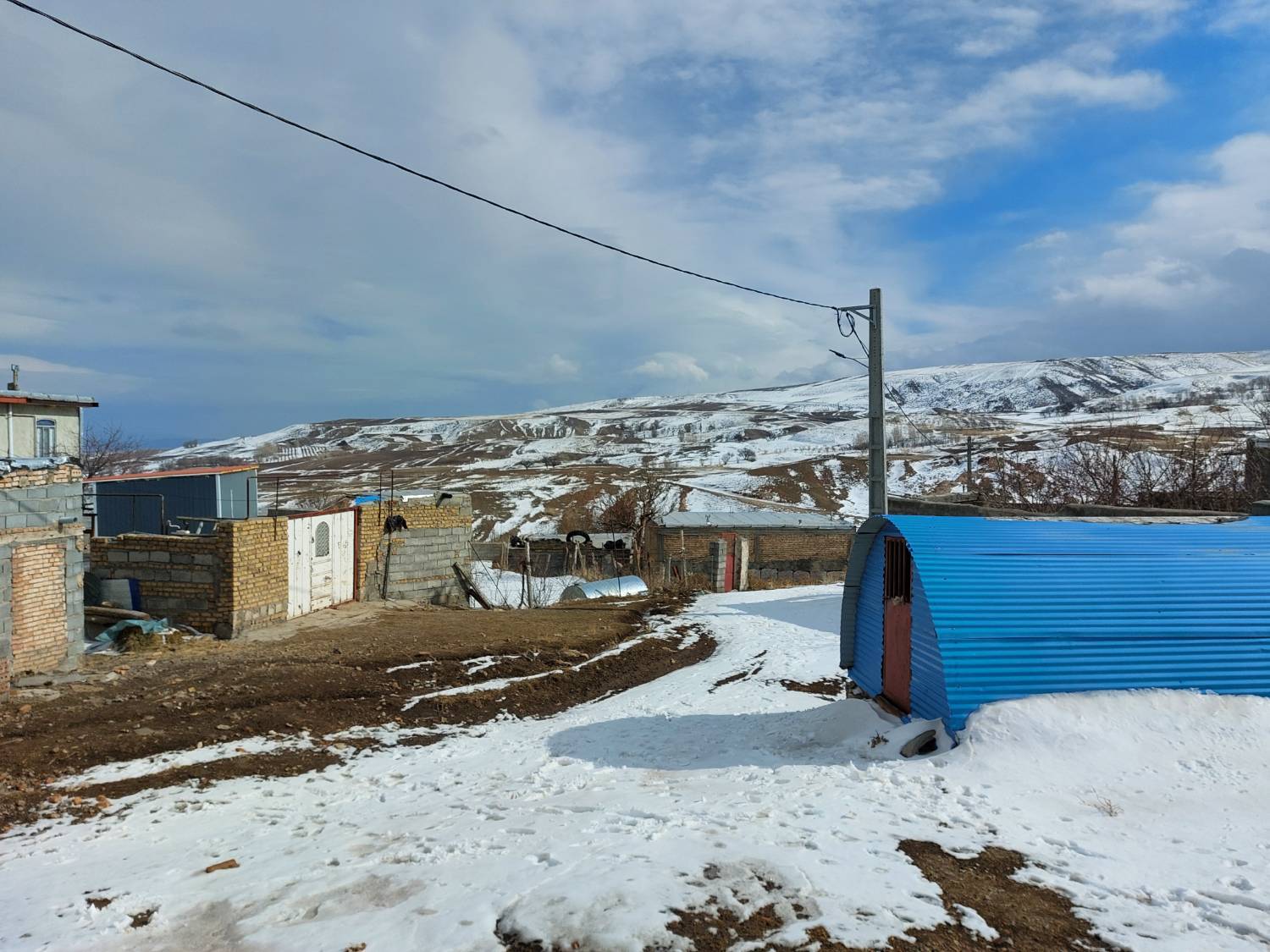 روستای برفی