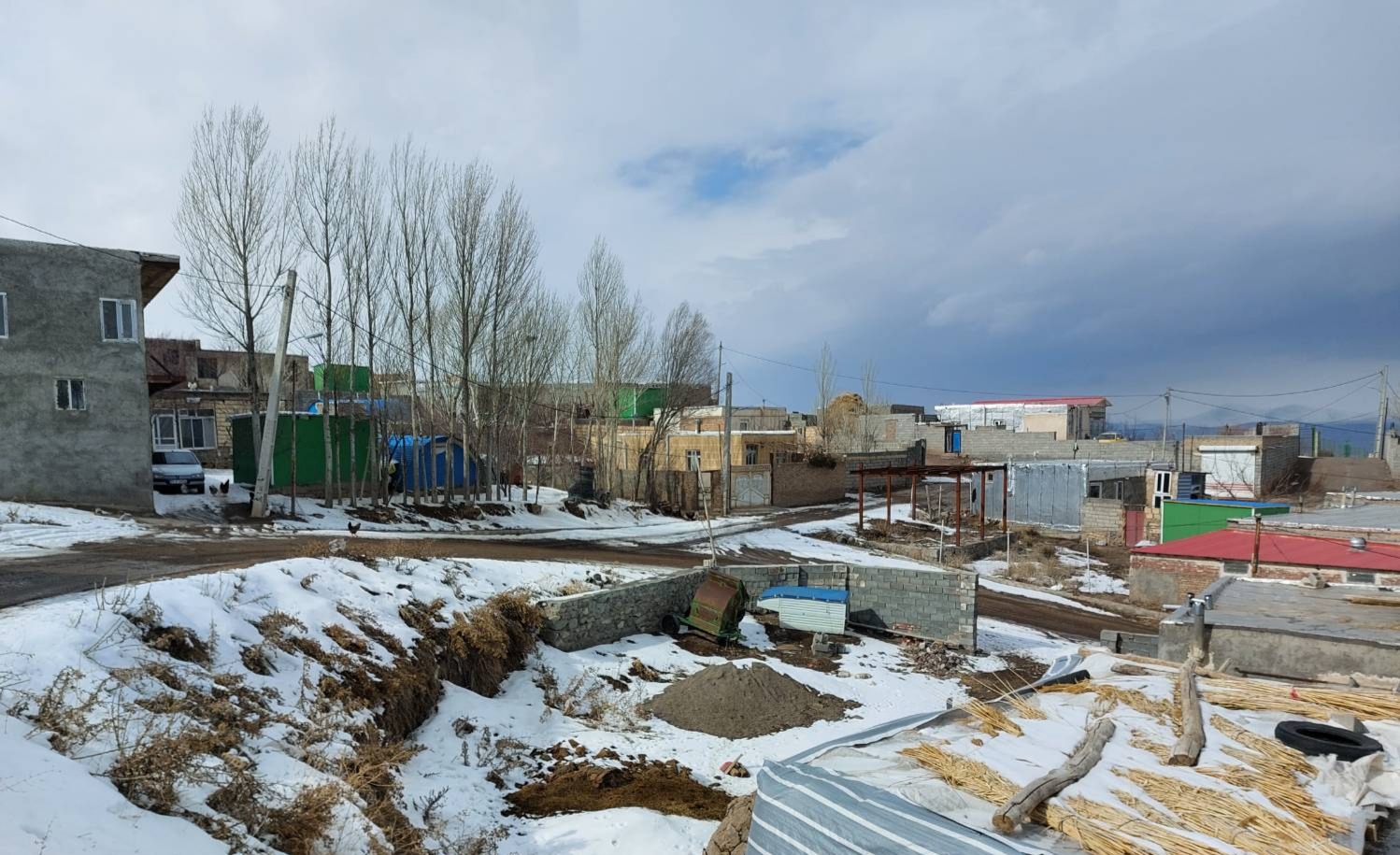 تصاویر زمستانی روستای زنجیربلاغ در قالب تصاویر