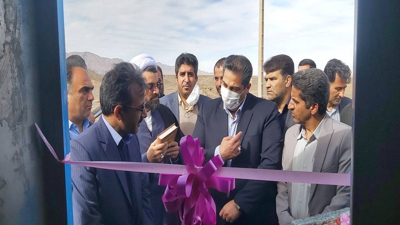 افتتاح چند طرح خدماتی و رفاهی در شهرستان انار