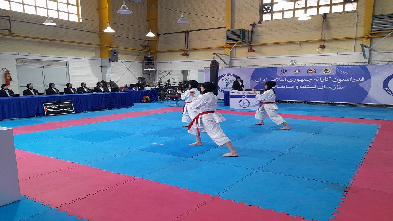 ۴ پیروزی برای مازندران در هفته چهارم لیگ برتر کاراته بانوان