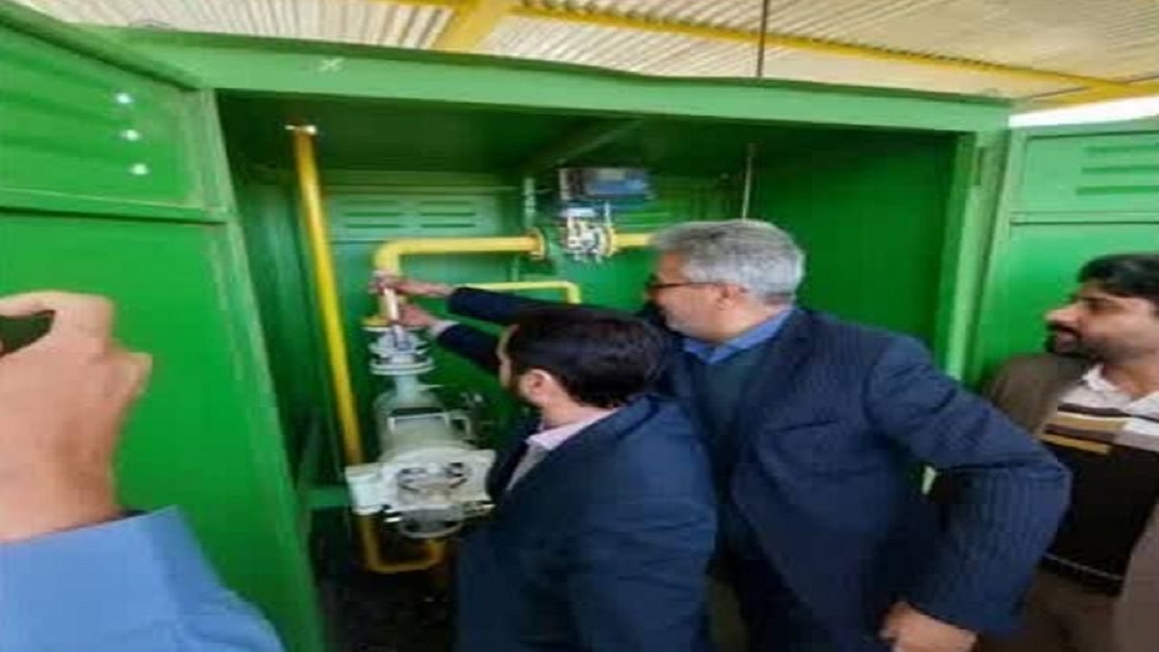 گاز به ۱۰ روستای درمیان رسید