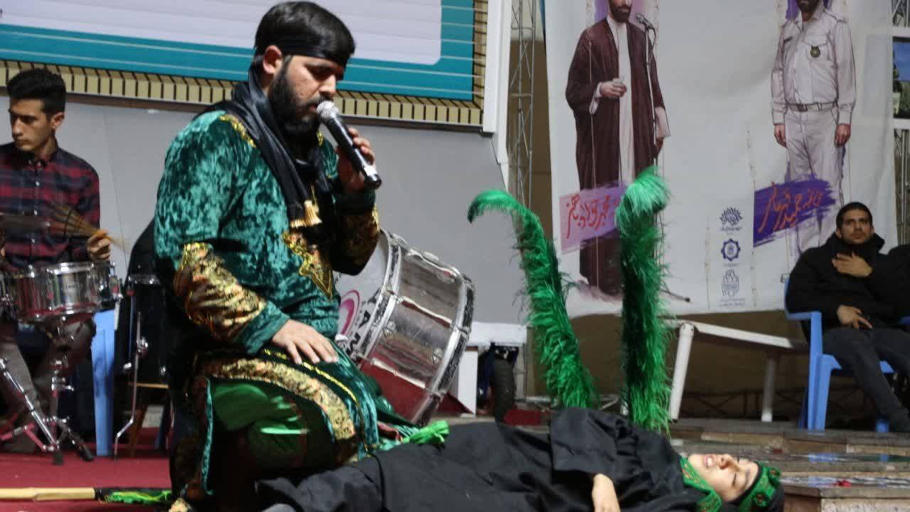 برگزاری آیین تعزیه خوانی در گلزار شهدای کرمان
