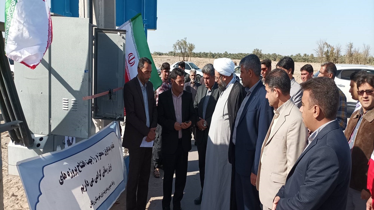 افتتاح ۳۱ طرح عمرانی در ریگان