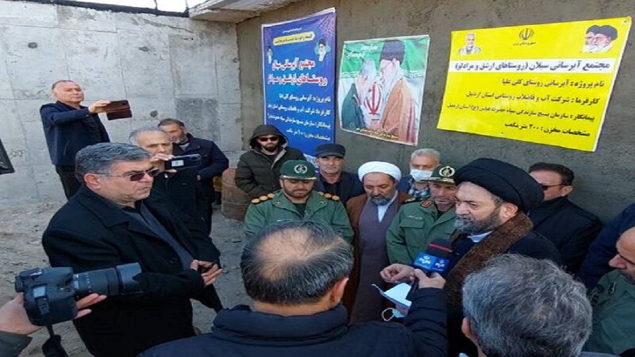 بهره مندی بیش از ۶ هزار خانوار روستایی از نعمت آب آشامیدنی در مشگین شهر