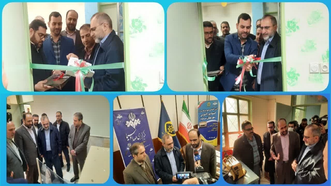 افتتاح چند طرح دهه فجر در صداوسیمای استان مرکزی