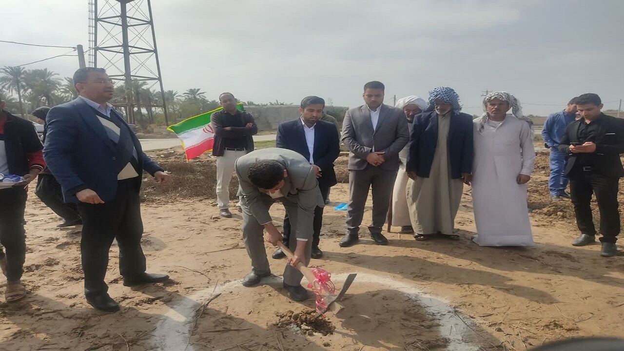 کلنگ زنی و افتتاح سه طرح سلامت و گردشگری در شادگان