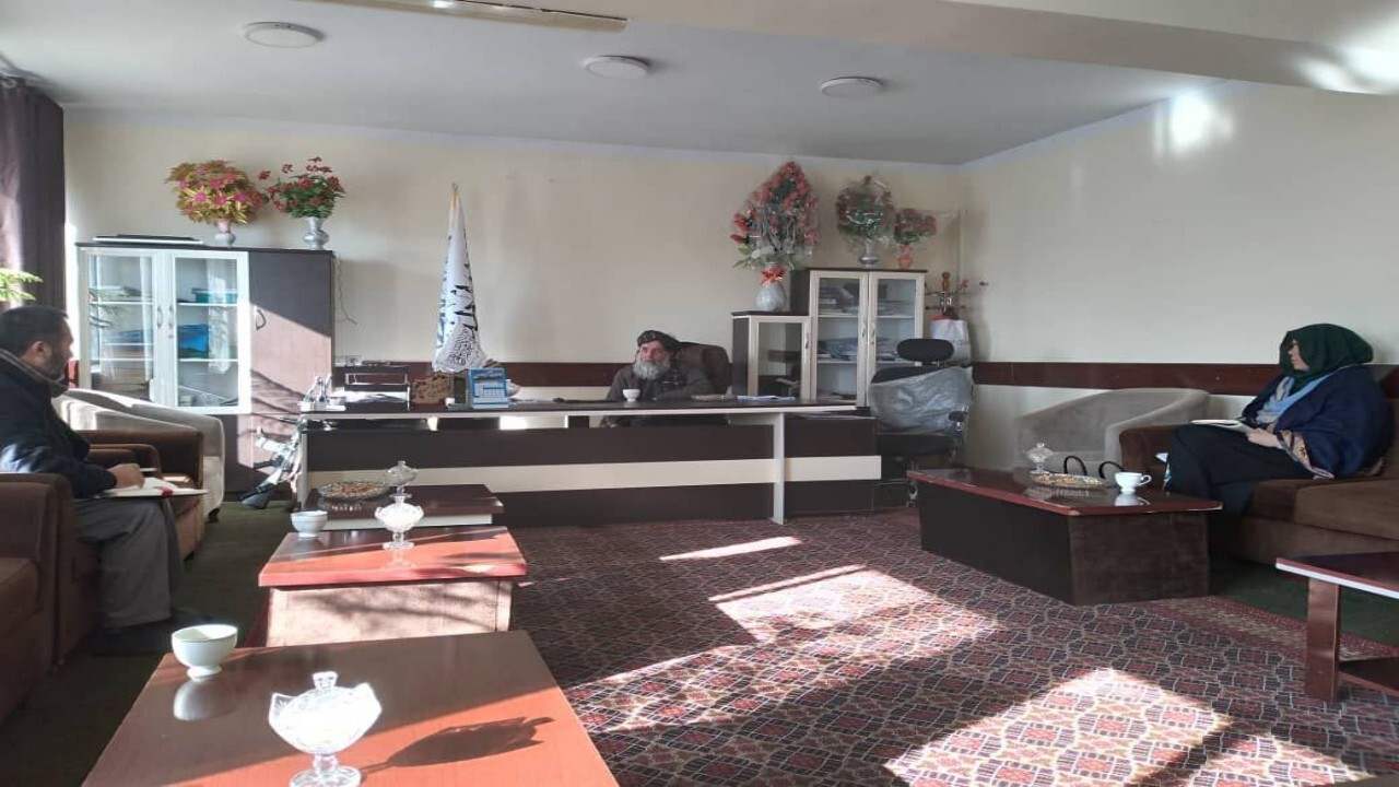 نماینده یوناما در بامیان و والی این ولایت مسائل افغانستان را بررسی کردند + تصاویر