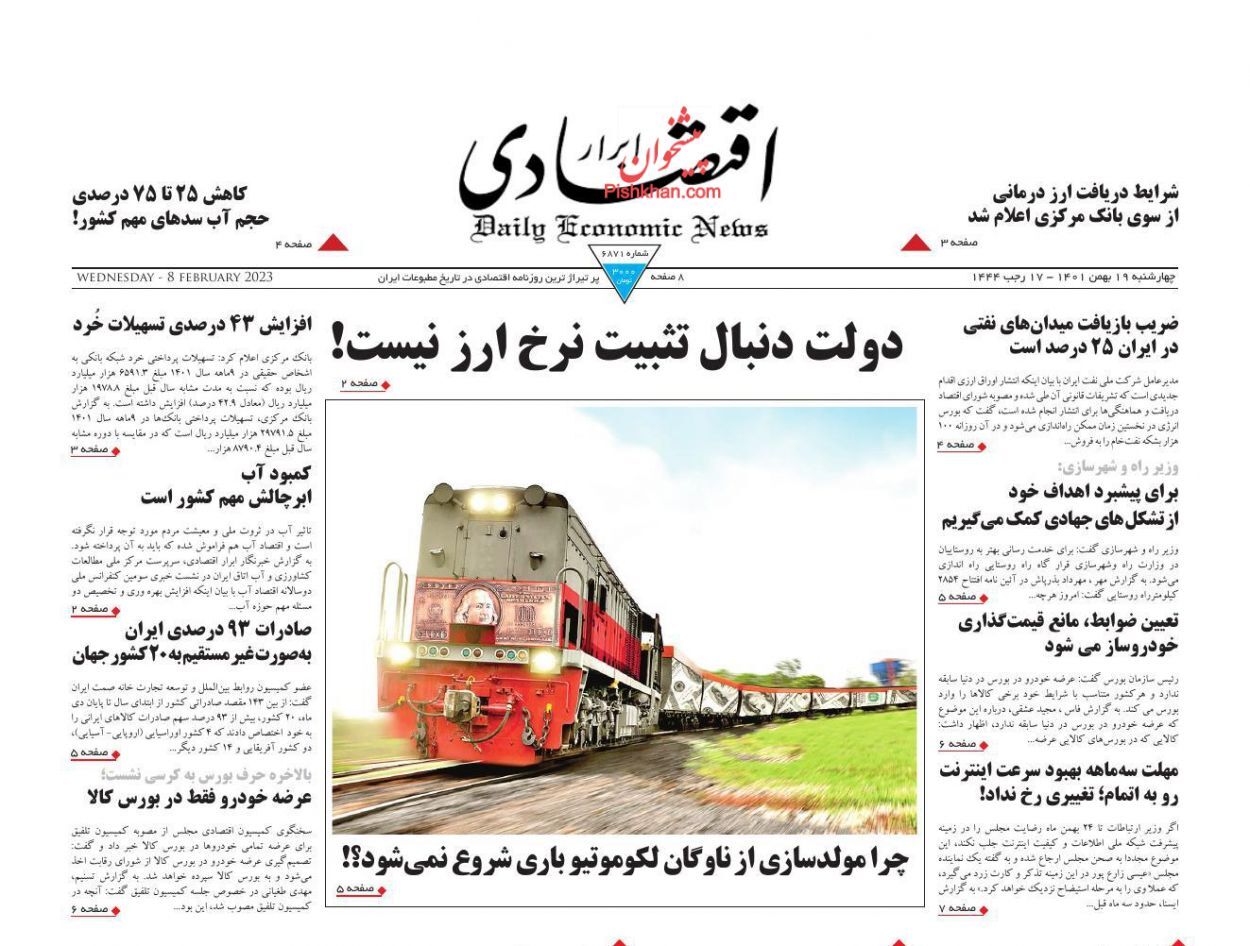 روزنامه ابرار اقتصادی