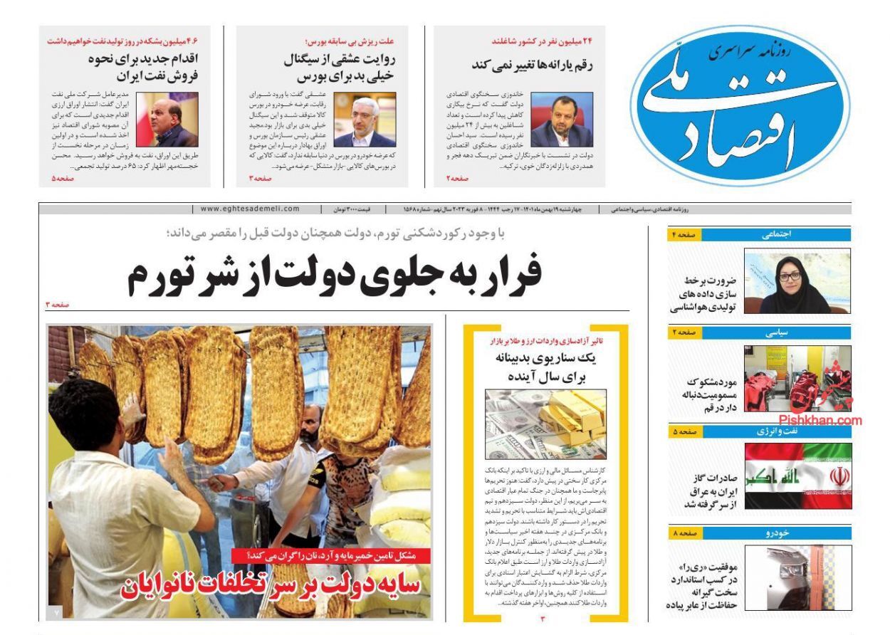 روزنامه اقتصاد ملی