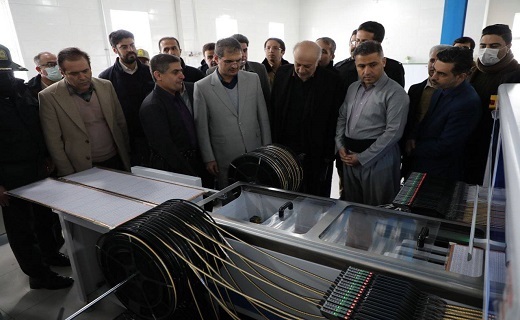 بهره برداری از یک واحد تولیدی صنعتی در بانه با حضور استاندار