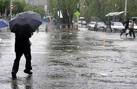 بارش رحمت الهی در شهرستان بابل + فیلم