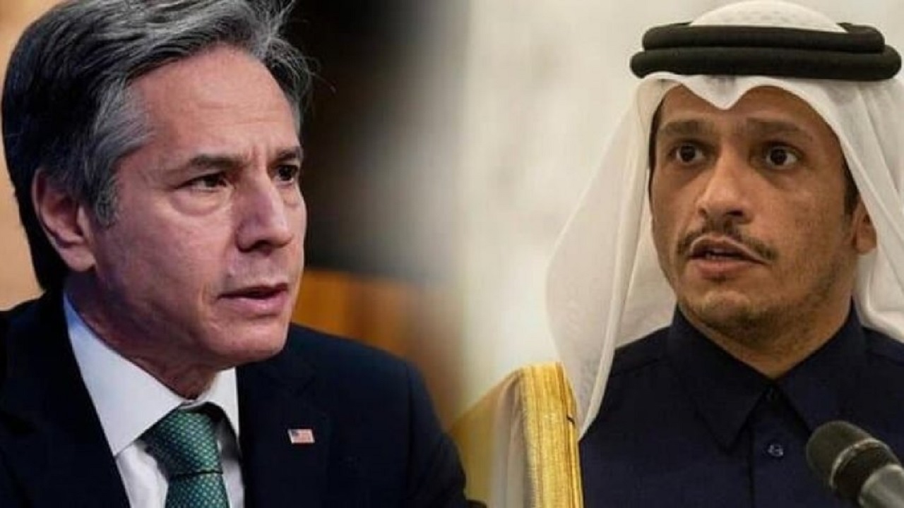 گفتگوی تلفنی وزیران امور خارجه قطر و آمریکا