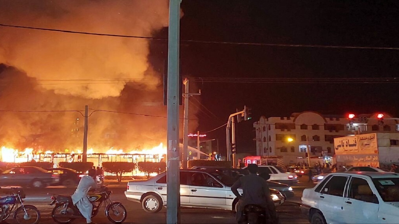 آتش سوزی در چابهار خسارت جانی نداشت