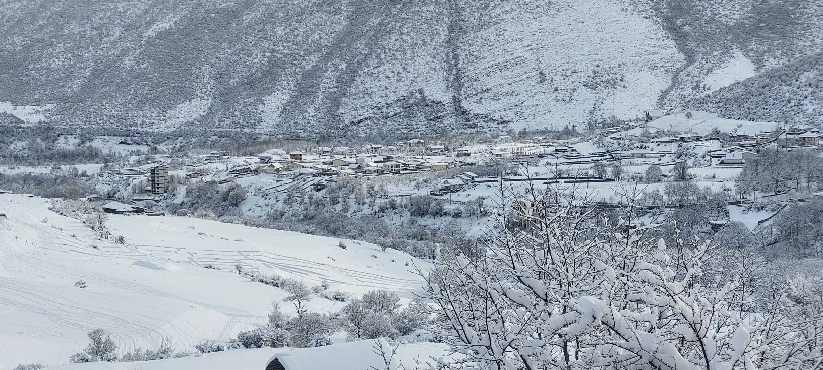 منظره برفی