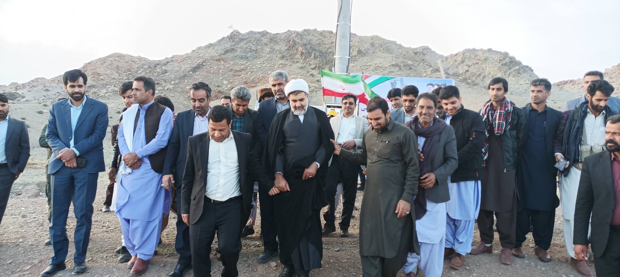 جشن برق رسانی در آخرین روستا‌های شهرستان ریگان