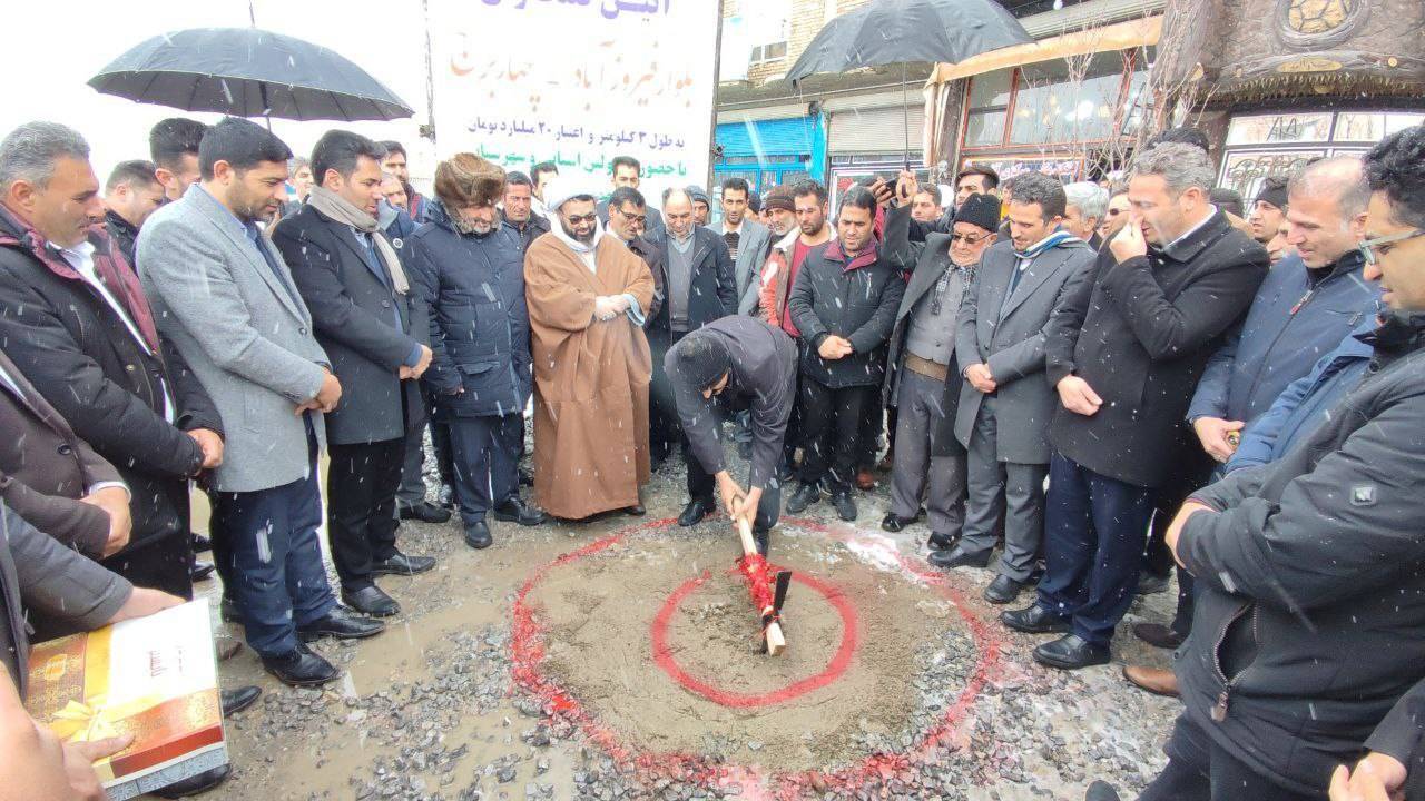 آیین کلنگ زنی بلوار شهری