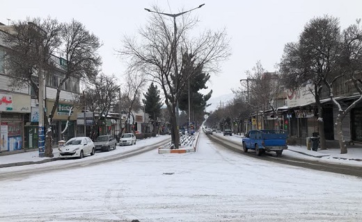 بارش برف در خراسان شمالی