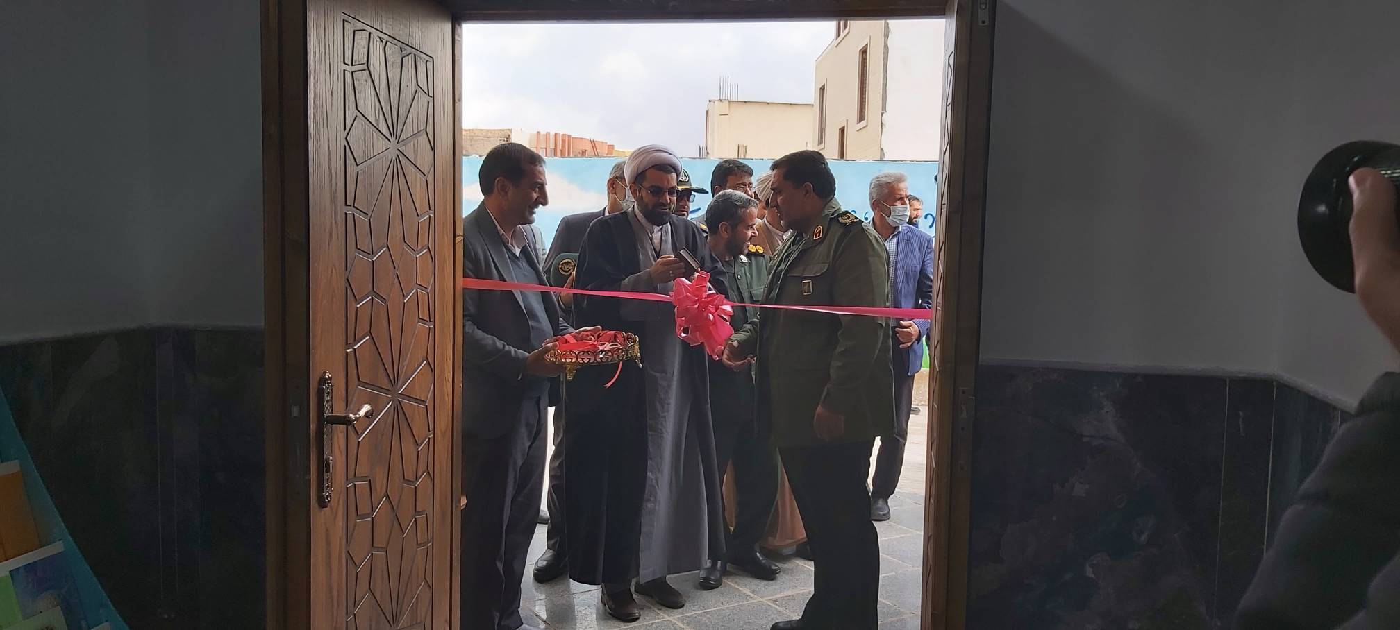 افتتاح نماز خانه ناحیه مقاومت بسیج انار