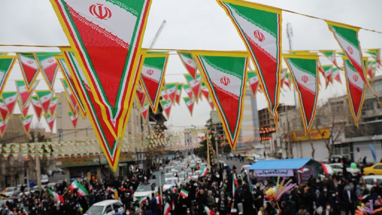 راهپیمایی ۲۲ بهمن در البرز