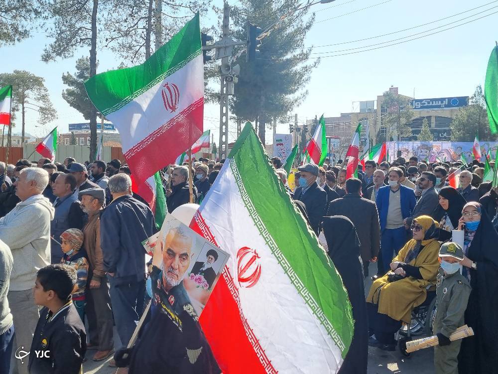 راهپیمایی 22 بهمن در کرمان