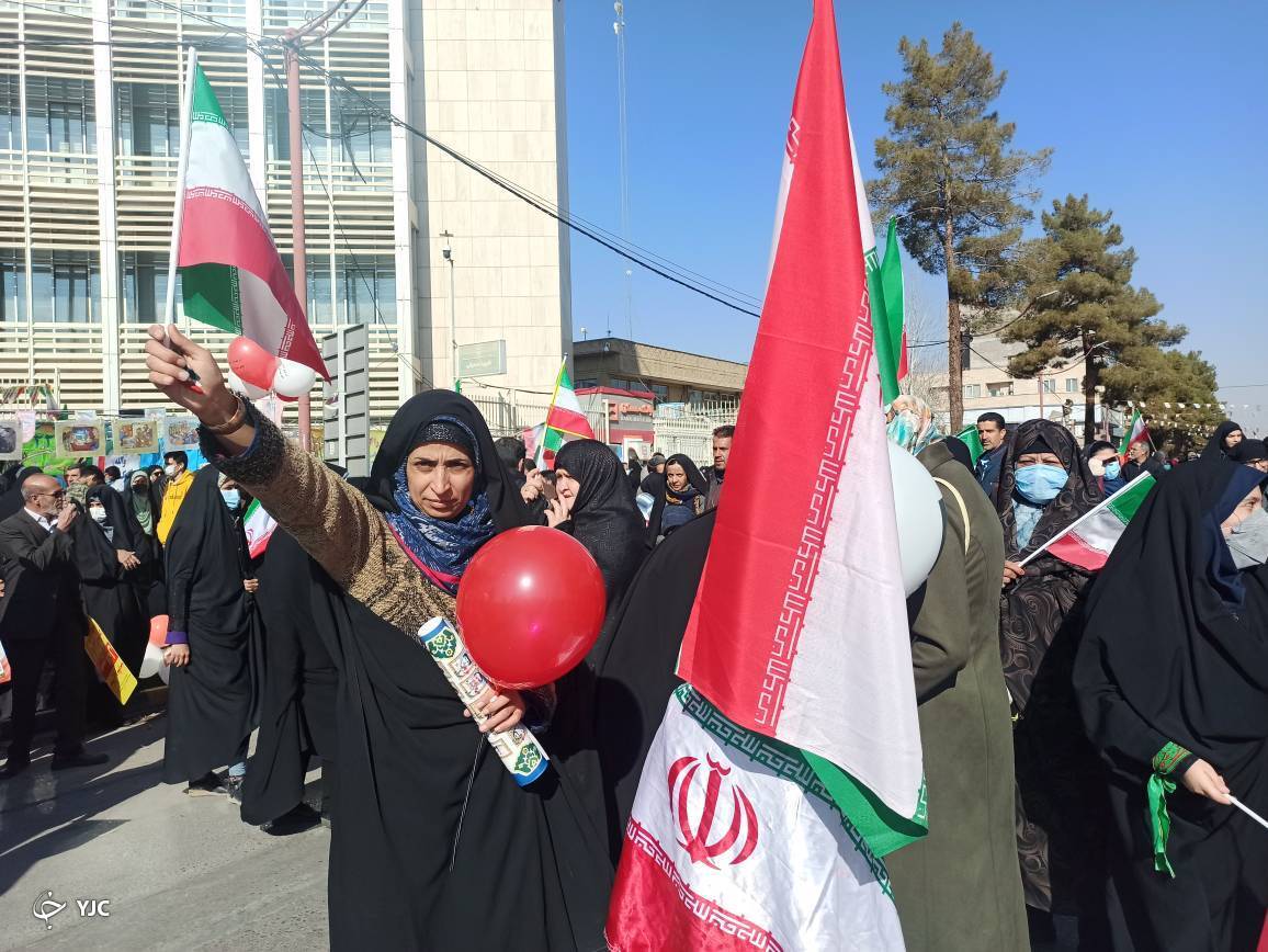 راهپیمایی 22 بهمن در کرمان