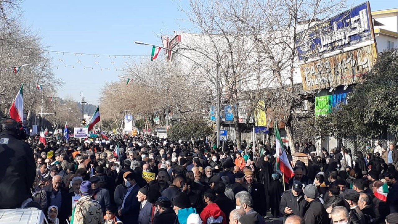 حضور پرشور مردم گلستان در راهپیمایی ۲۲ بهمن + تصاویر