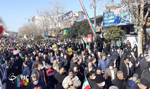 حضور پرشور مردم گلستان در راهپیمایی ۲۲ بهمن + تصاویر