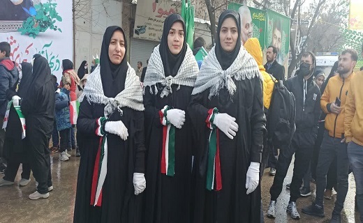 راهپیمایی ۲۲ بهمن در خراسان شمالی+تصاویر