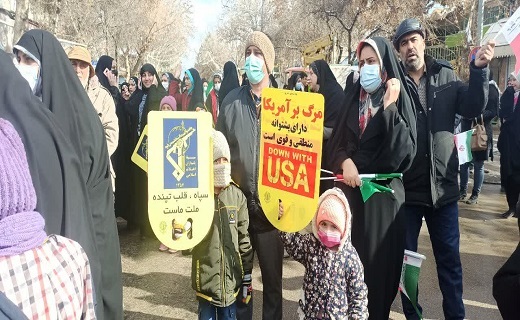 راهپیمایی ۲۲ بهمن در خراسان شمالی+تصاویر