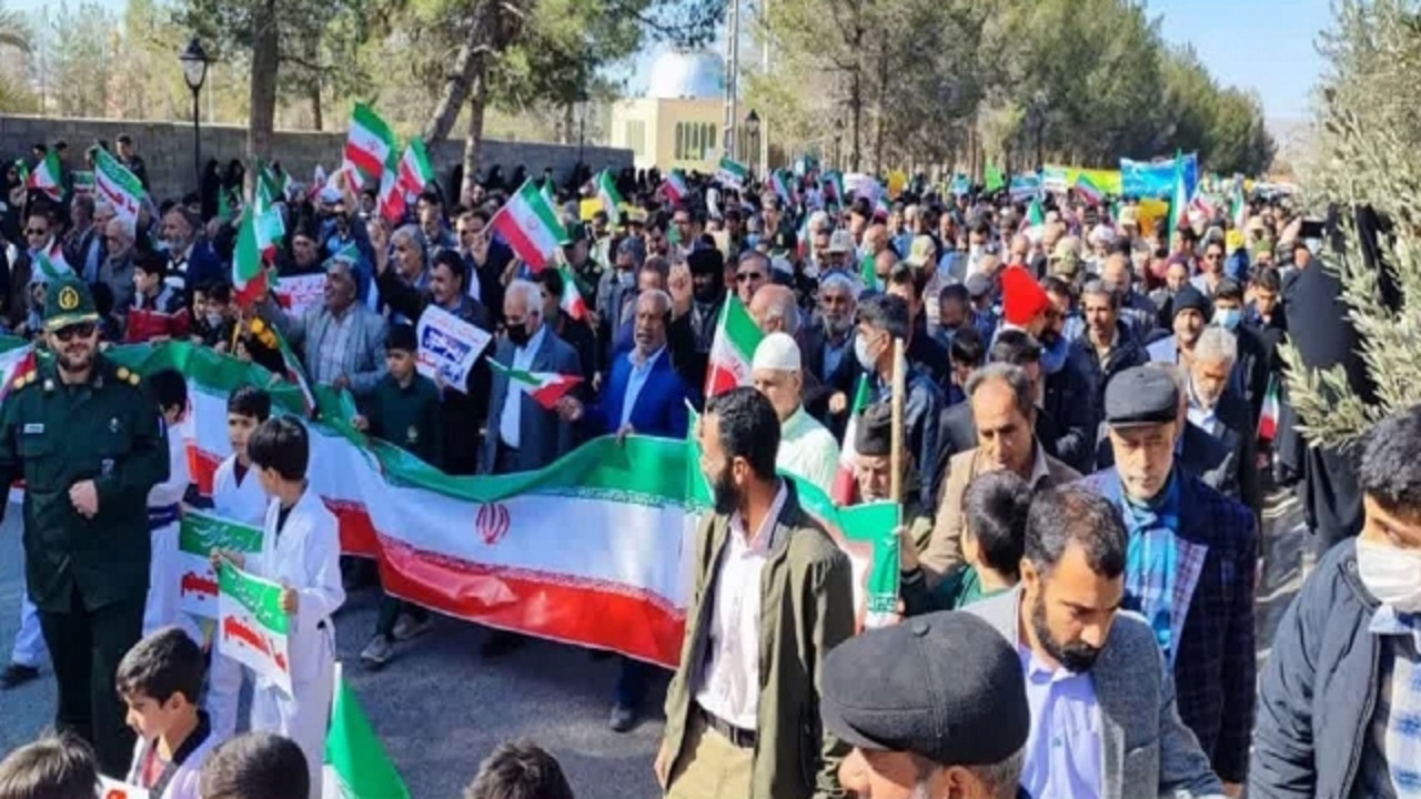۲۲ بهمن تماشایی مردم بیرجند