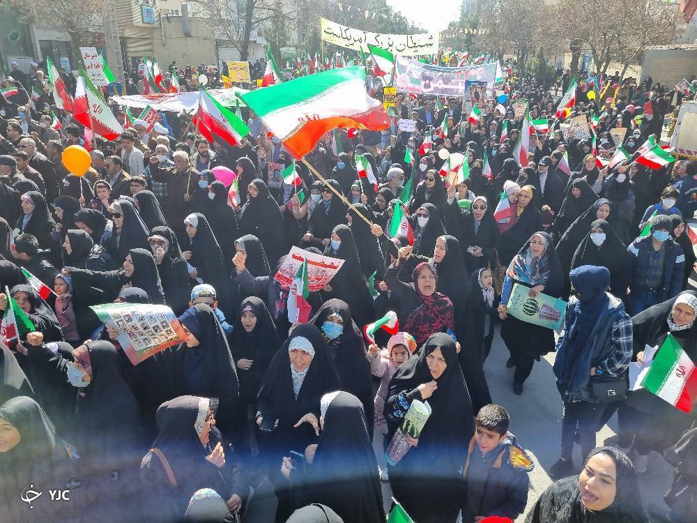 فریاد &laquo;استقلال، آزادی، جمهوری اسلامی&raquo; در پایتخت مقاومت طنین انداز شد
