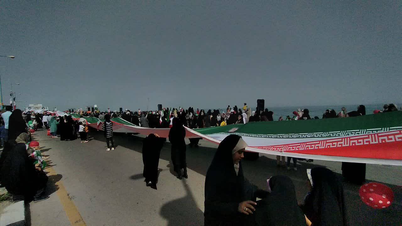 راهپیمایی جزیره قشم
