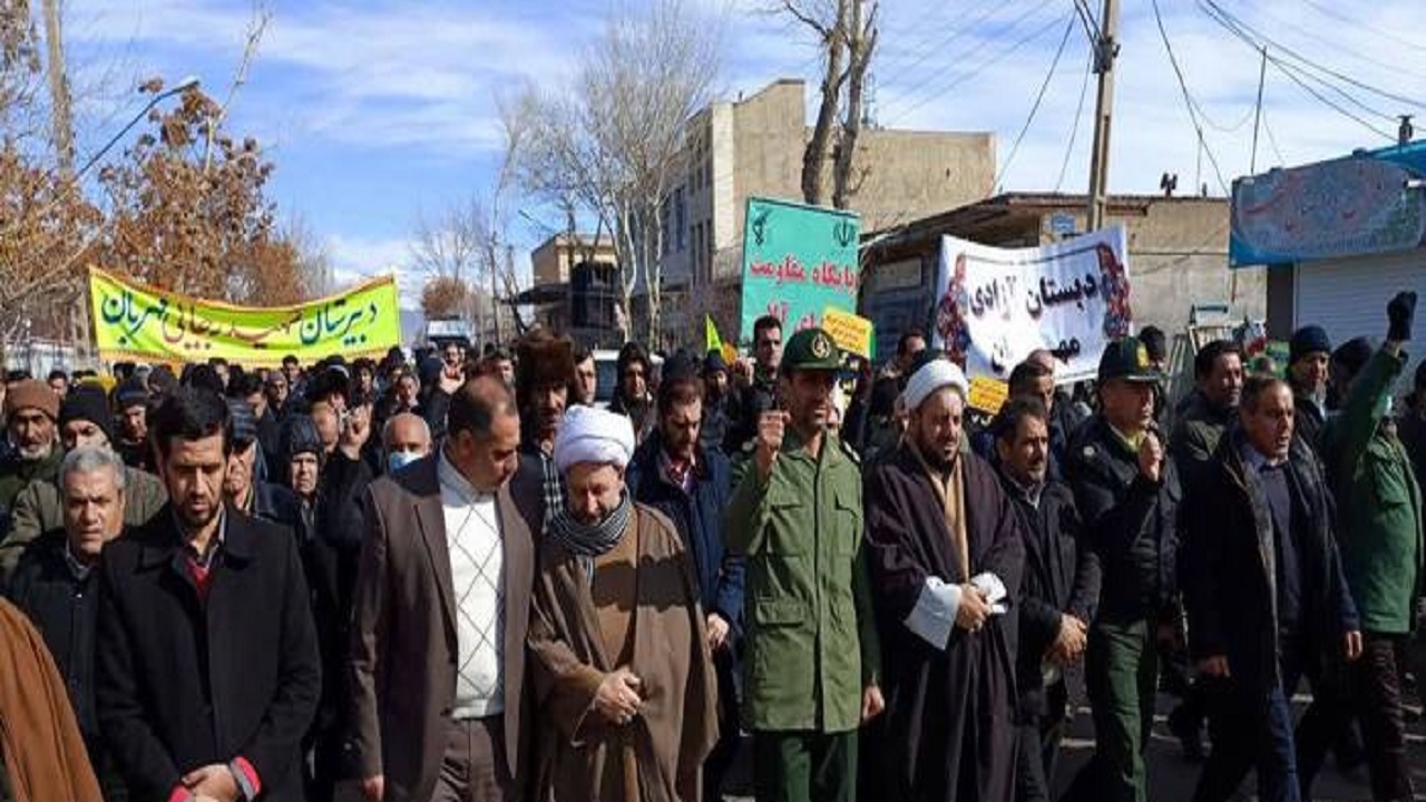 برگزاری راهپیمایی ۲۲ بهمن در آذربایجان شرقی