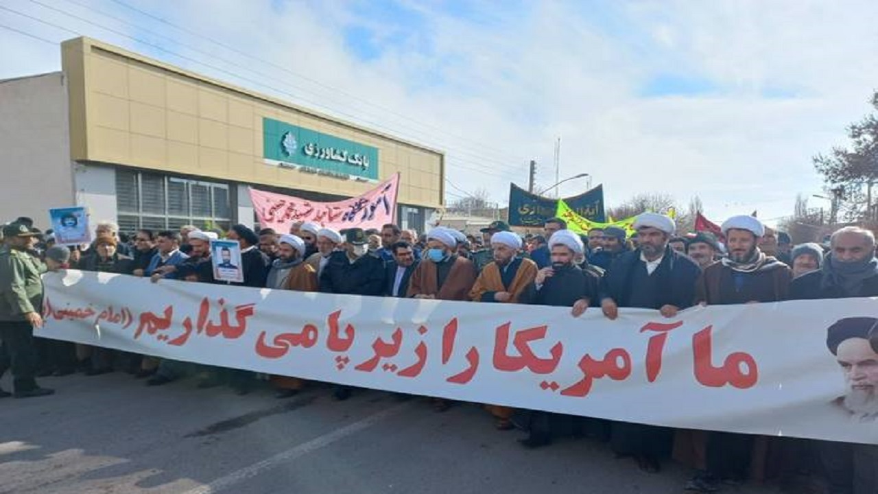 برگزاری راهپیمایی ۲۲ بهمن در آذربایجان شرقی
