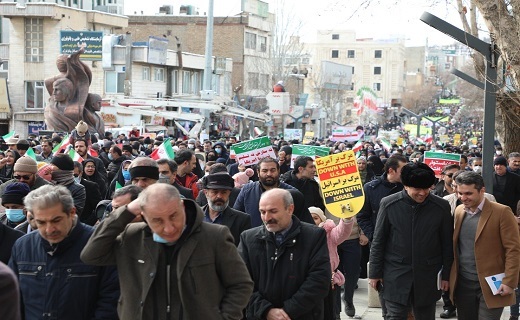 راهپیمایی باشکوه کردستانی ها در راهپیمایی