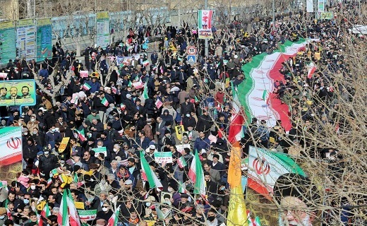 راهپیمایی ۲۲ بهمن در خراسان شمالی+تصاویر