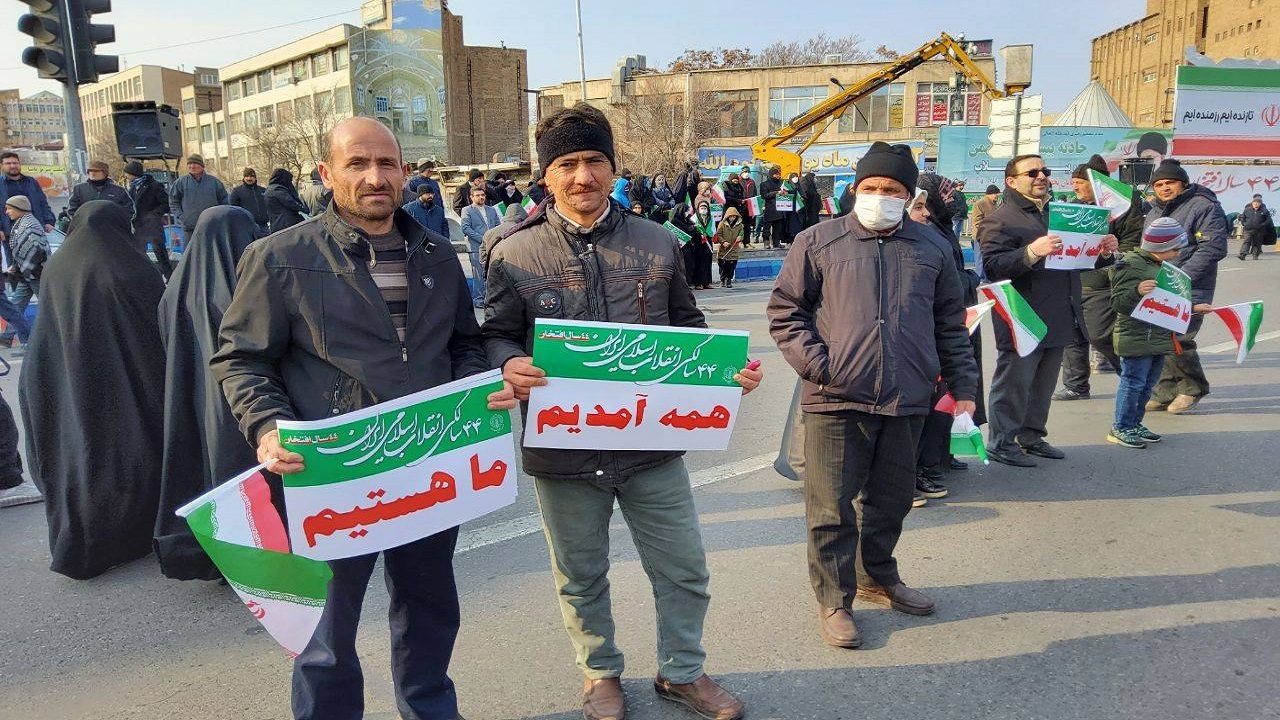 برگزاری راهپیمایی ۲۲ بهمن در آذربایجان شرقی