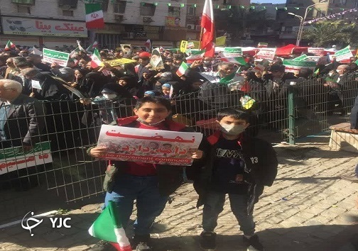 حضور دهه هشتادی ها و نودی ها در 22 بهمن 1401 اهواز
