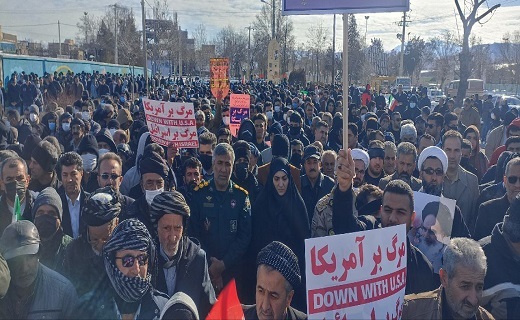 راهپیمایی باشکوه کردستانی&zwnj;ها در ۲۲ بهمن + فیلم و عکس