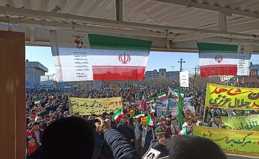 راهپیمایی باشکوه کردستانی&zwnj;ها در ۲۲ بهمن + فیلم و عکس