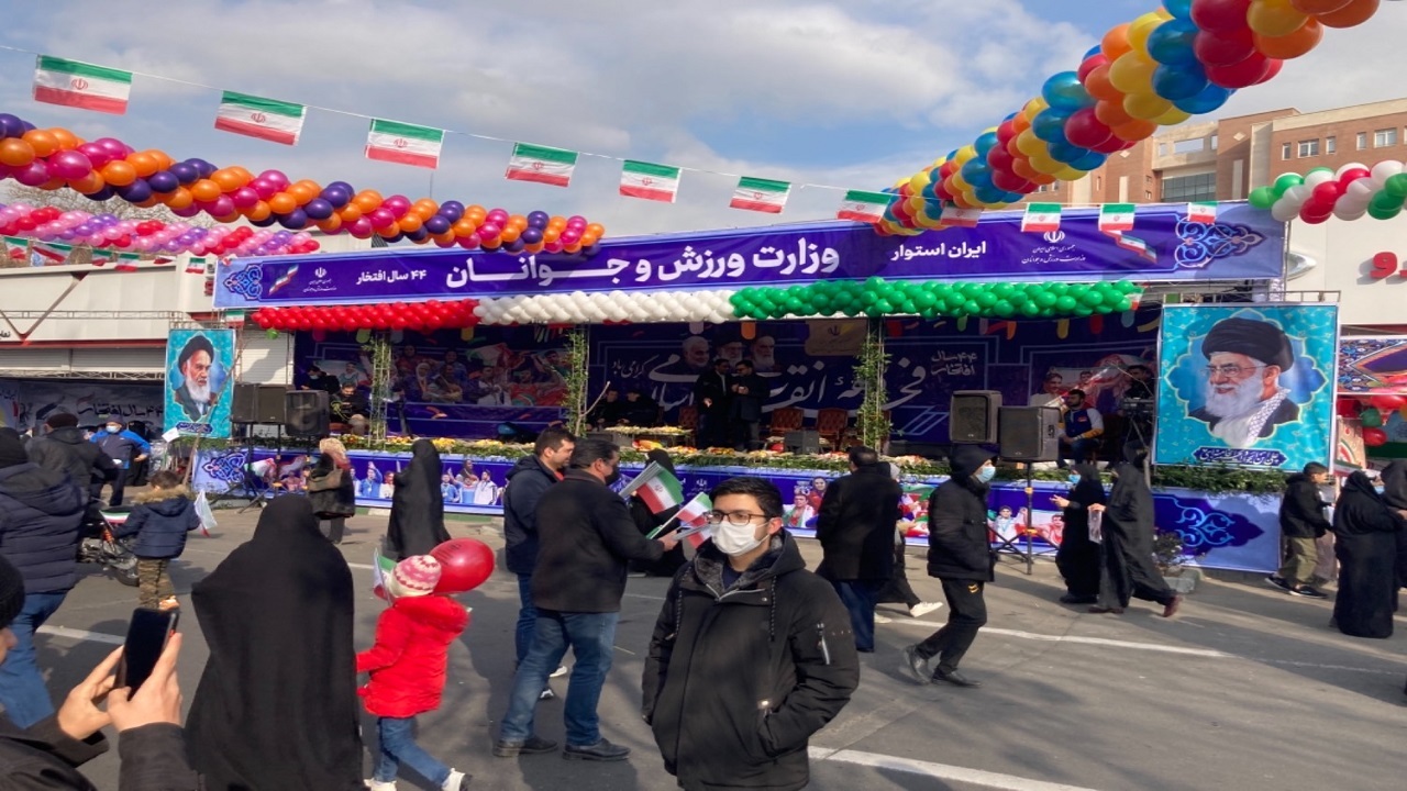 حضور پر شور جامعه ورزش در سالروز پیروزی انقلاب شکوهمند اسلامی