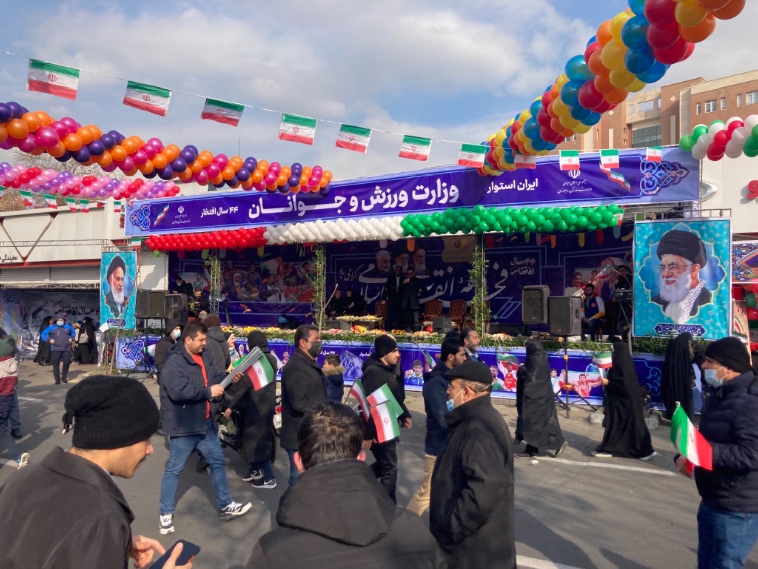 حضور پر شور جامعه ورزش در سالروز پیروزی انقلاب شکوهمند اسلامی