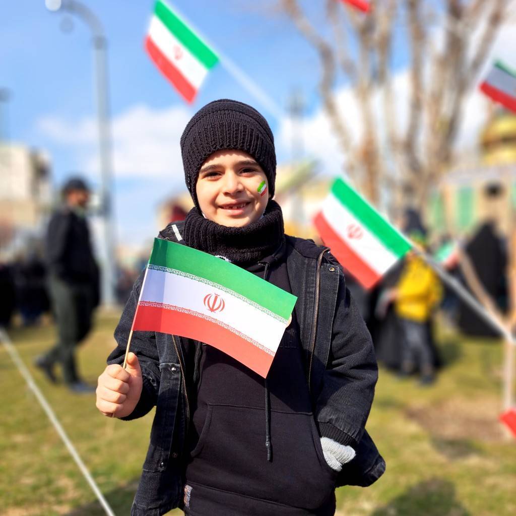 کودکان در راهپیمایی