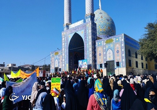 راهپیمایی 22 بهمن حاجی آباد
