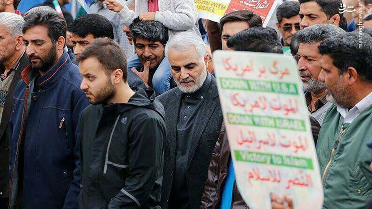 آخرین راهپیمایی شهید سلیمانی در ۲۲بهمن+ فیلم