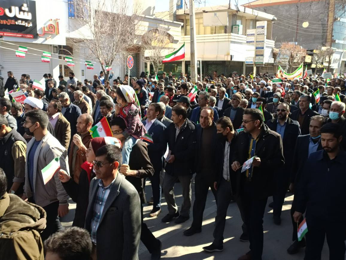 راهپیمایی مردم شهربابک
