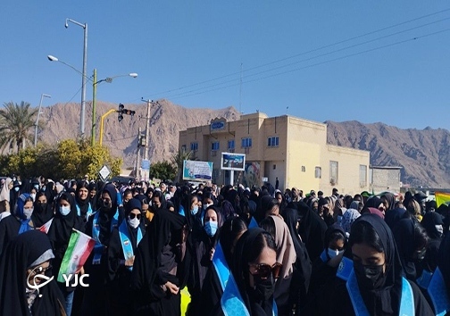 راهپیمایی 22 بهمن حاجی آباد
