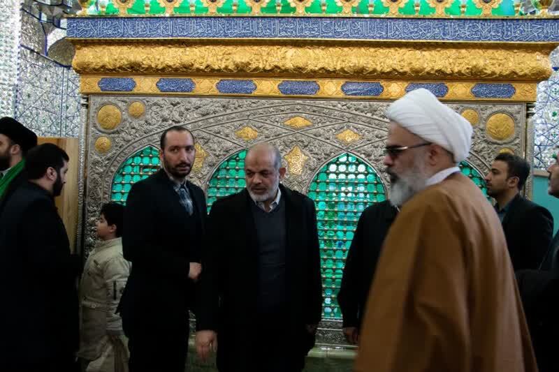 بازدید وزیر کشور از طرح توسعه حرم امامزاده موسی مبرقع=تصاویر بازدید وزیر کشور از طرح توسعه حرم امامزاده موسی مبرقع=تصاویر
