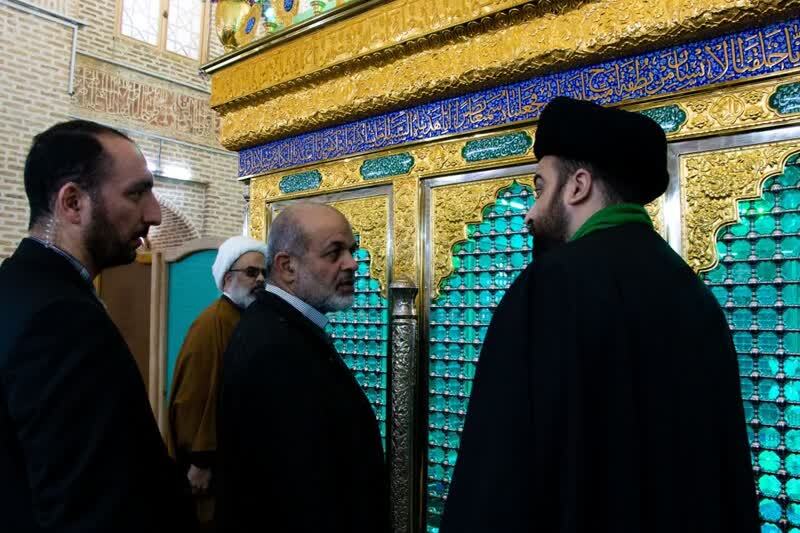 بازدید وزیر کشور از طرح توسعه حرم امامزاده موسی مبرقع=تصاویر بازدید وزیر کشور از طرح توسعه حرم امامزاده موسی مبرقع=تصاویر